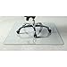 Lorell Tempered Glass Chairmat Chair Mat, 50", Clear