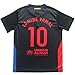 CEKFAX 2024/2025 Barca Away #10 Lamine Yamal Football Soccer Kids Jersey Shorts Socks Set Youth Sizes (Black,28)