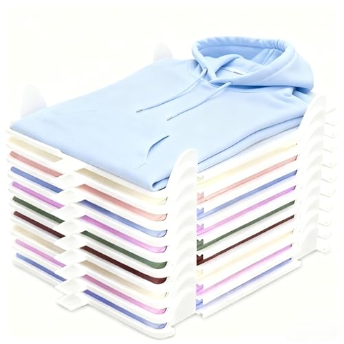 GAJIASO Organizer Armadio, 10PCS Contenitori per Armadio Salvaspazio, Organizzatore Armadio