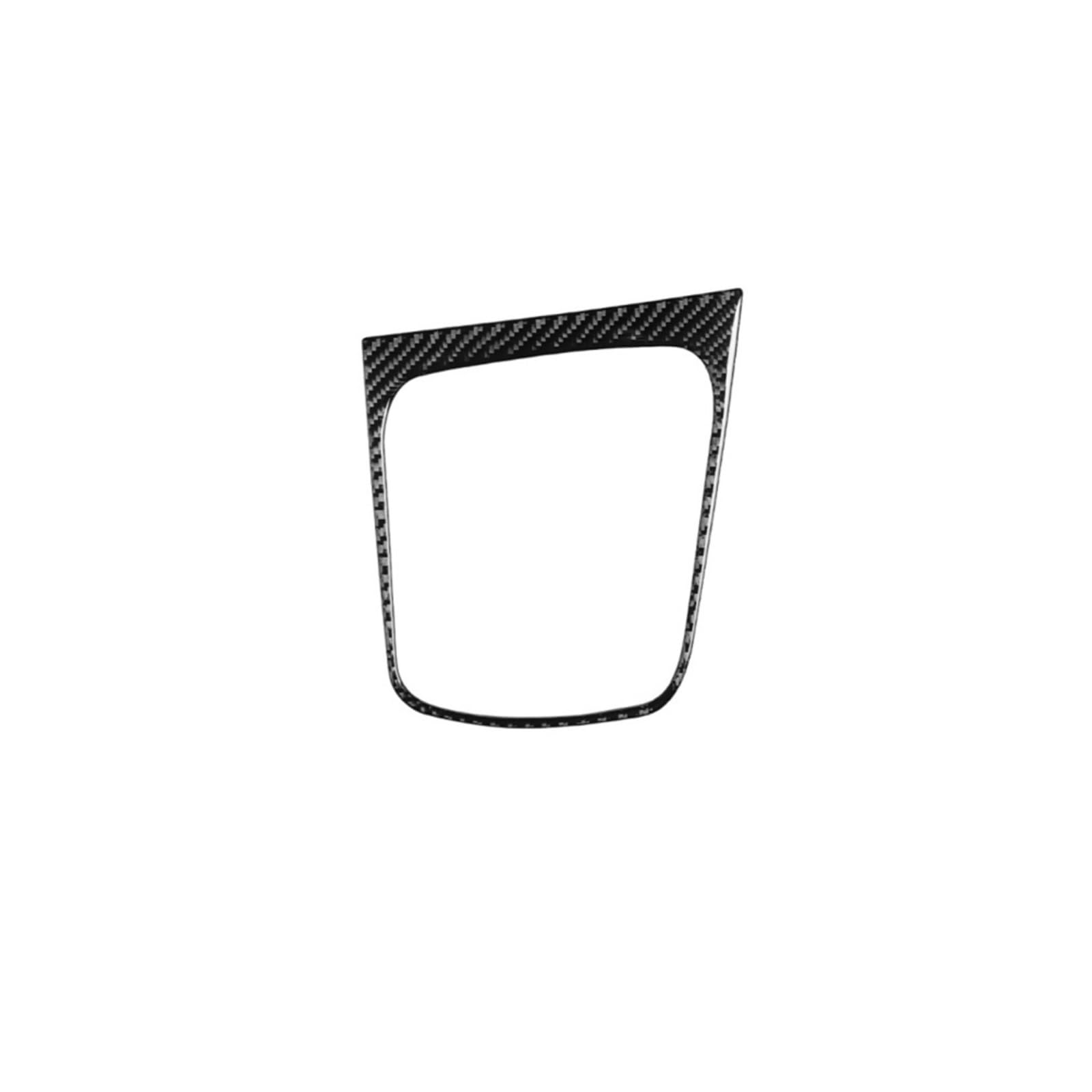 QBKGMEWCA Car Gear Shift Frame Panel Sticker Compatible for Seat Leon MK3 2013 2014 2015 LHD RHD Real Soft Carbon Fiber Trim Interior Accessories(Type4)