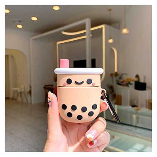 Jing Ger For Apple Airpods Totoro de Silicona Totor de Dibujos Animados Cubierta de Auriculares Linda 3D Cubierta Auriculares Airpods 2 Caja de Carga Accesorios (Color : A29 For Airpods 1or2)