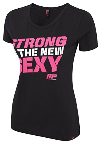 Preisvergleich Produktbild MusclePharm Damen Textilbekleidung Printed T-Shirt, Hot Pink / Black, XS