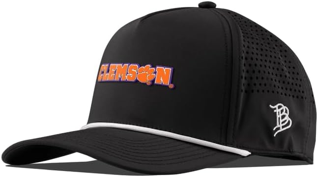 Branded Bills Officially Licensed NCAA x Curved 5-Panel Block College Collection PVC
