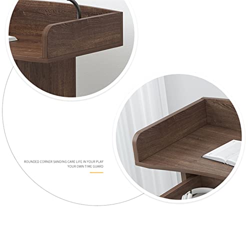 Atril de madera con estante de recepción elegante y seguro para eventos 5