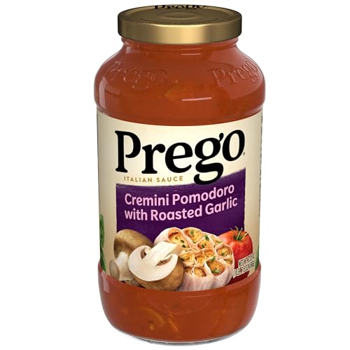 Image of Prego Cremini Pomodoro With Roasted Garlic Pasta Sauce, 23.5 OZ Jar
