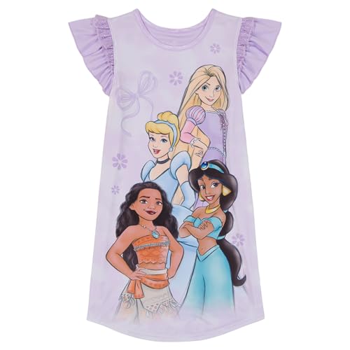 Disney Girls Nightgown Soft & Cute Pajamas for Kids PRINCESS DREAMERS 6