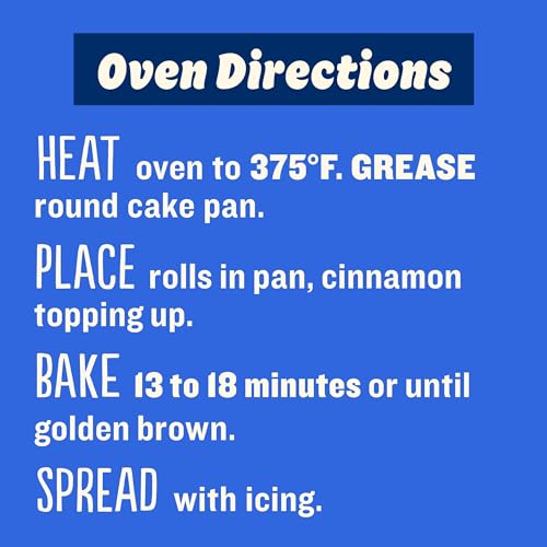 Pillsbury Cinnamon Rolls with Cream Cheese Icing, Refrigerated Canned Pastry Dough, 8 ct., 12.4 oz
