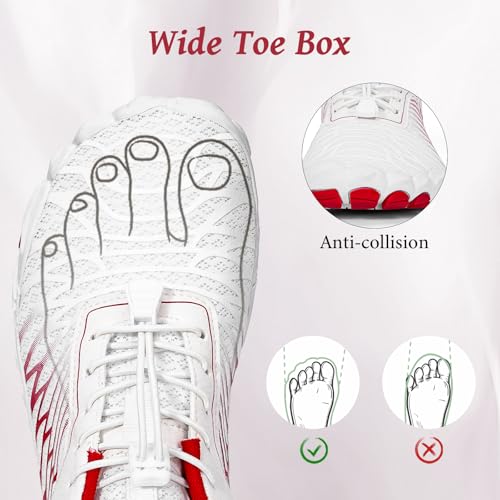 Hike Barefoot Shoes, Pro Barefoot Shoes Women Men Footwear, Athletic Hiking Minimalist Water Shoe Breathable Quick Dry Zero Drop Trail Running Shoe with Non-Slip Sole & Wide Toe Box3