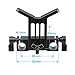CAMVATE Lens Support 15mm Rod Clamp Rail Block for DSLR Rig Rod Support Rail System - 1108