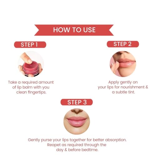 Image of Elecsera Beetroot Lip & Cheek Tint Balm for Women 100% Organic & Helps Lighten Dark Lips Beetroot (Pack of: 1, 10 g)