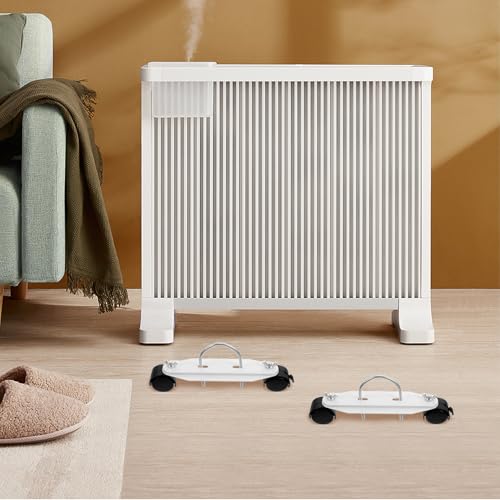 Soporte con ruedas para calefactor eléctrico base móvil para radiadores 5