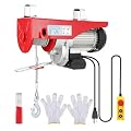 2200lbs Electric Hoist with Remote, 1600W 110V/120V Heavy-Duty Electric Winch, Lift Hoist for Garage, Factory & Warehouse