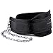 Fitgriff® Ceinture de Musculation Lestée avec Chaine + 2 Mousquetons - Dip Belt pour Haltérophilie, Bodybuilding, Poids, Crossfit, Force, Gym, Gymnastique, Weightlifting (noir, taille unique)