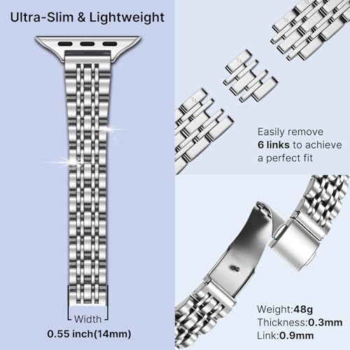 Image of Fullmosa Slim Metal Band for Apple Watch