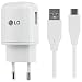 Produktbild Original LG MCS05HED in Weiss für V30 USB Typ-C Datenkabel Netzteil 1.8A Ampere 1800 mAh Ladegerät Aufladekabel Travel Charger + gratis Bildschirm Reinigungspad