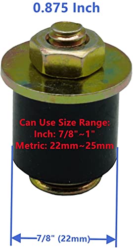 Image of 5 Packs Rubber Expansion Plug 7 /8 inch to 1 inch ( 22mm - 25mm) Rubber Freeze Plug,Replace 570-004, Black