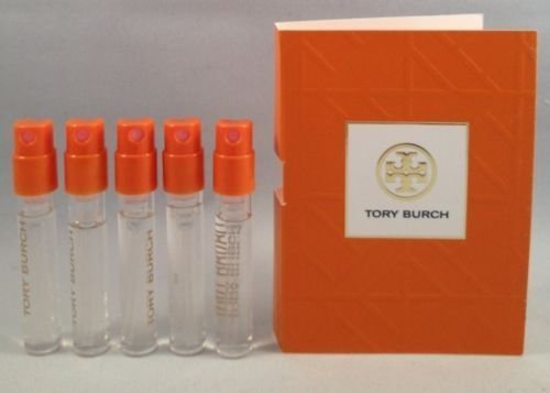 5 Tory Burch Eau De Parfum Spray Sample Travel Vial .05 Oz/1.5 Ml Each Lot