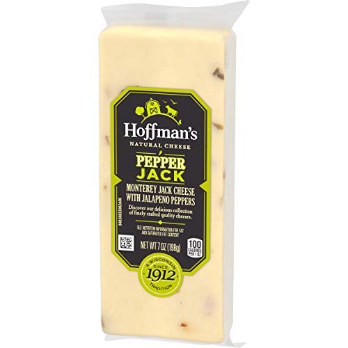 Hoffman's Pepper Jack Cheese Chunk, 7 oz Wrapper