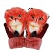 XuHang Gants d'hiver en tricot pour homme et femme Motif animal 3D