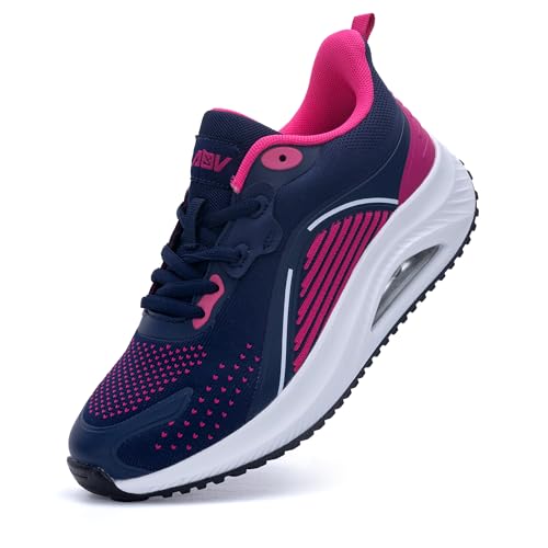 Women's Walking Shoes Arch Support Orthotic Sneakers Comfortable Tennis Shoes for Plantar Fasciitis Pain Relief US 6-112