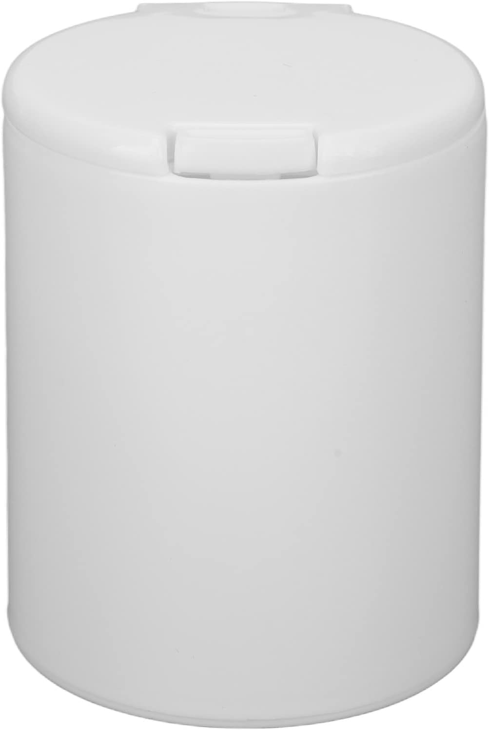 Luqeeg Cotton Pad Dispenser, Small ABS Plastic White Storage Box with Press Design, Easy to Take, Prevents Dust, Portable for Travel
