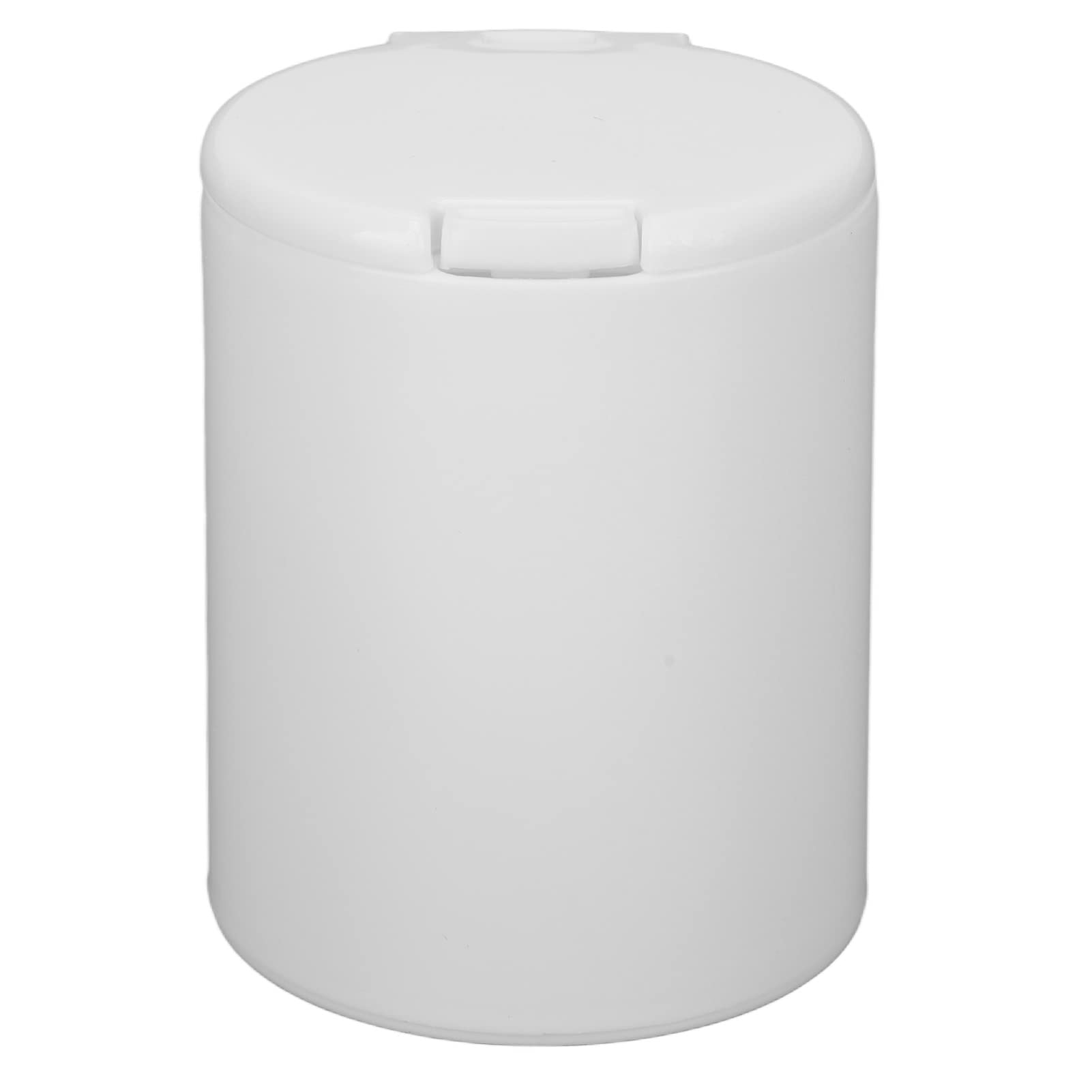 Luqeeg Cotton Pad Dispenser, Small ABS Plastic White Storage Box with Press Design, Easy to Take, Prevents Dust, Portable for Travel