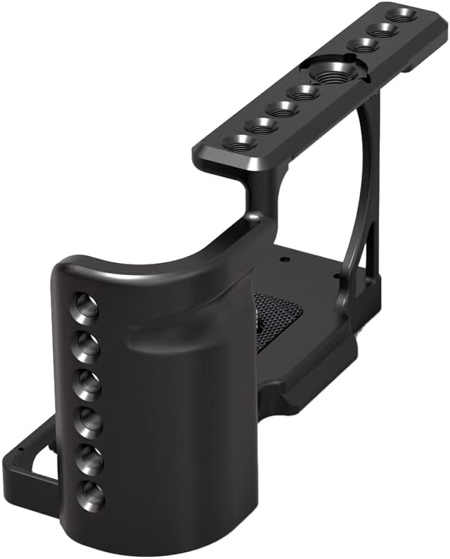 NICEYRIG Cage for Sony ZV-E10 Vlog Vlogging Camera, with Aluminum Handle Grip - 469