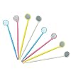 Tandspiegel Plastic eenmalige Anti Fog Tanden Mond Inspectie Spiegel voor Mondverzorging 100PCS