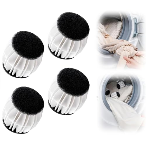 Opiniones de lavadoras nuevas los 10 mejores. 47 Genérico 2026 Nuevo Bolas de Lavandería Antienredos, Atrapa Pelusa para Lavadora, Bolas De Lana para Secadora, Removedor De Pelusa para Ropa, Pelos De Mascotas Y Restos De Papel...