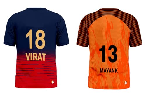 Image of Sports India IPL Cricket Team T Shirt Jersey Combo for (Kid's, Boy's & Mens) L744