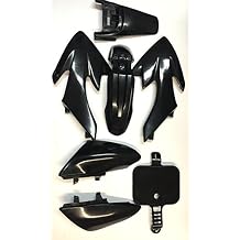 XKMT-Motorctcly Black Plastic Fender Kit Body Work Fairing Kit Compatible With CRF XR XR50 CRF50 Clone 125CC Pit Dirt Bike [B01BG1QHHG]