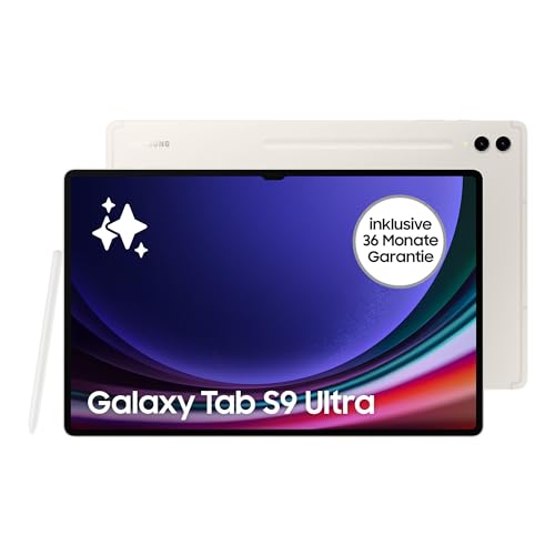Samsung Galaxy Tab S9 Ultra AI-Android-Tablet, Wi-Fi, 512 GB / 12 GB RAM, MicroSD-Kartenslot, Inkl. S Pen, Simlockfrei ohne Vertrag, Beige… – Ansicht 1