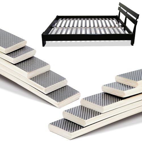 Sintuff 5 Pack Wooden Slats Bed Slats Replacement for Twin, Full, Queen Size Slatted Metal Bed Frame...