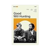 LIXIH Good Will Hunting Movie Poster, Modern Vintage Movie Posters Canvas Poster for Living Room Bedroom Decor UnFrame:12x18inch(30x45cm)
