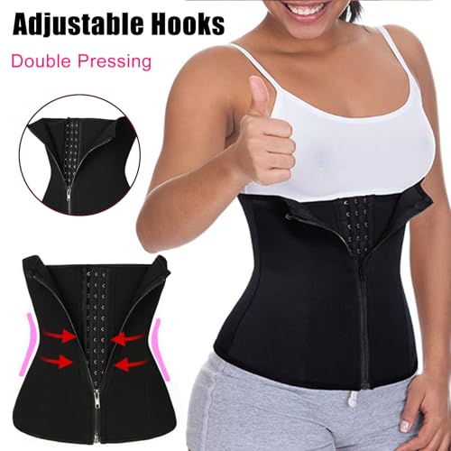 HTTDSLF Waist Trainer, Unterbrust Korsage, Korsett, Shapewear, Body Shaper Damen Bauchweg