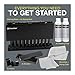 Knox Gear Vinyl Record Cleaning Kit to Reduce Static, Skips, Dust and Fingerprints - Includes Record Cleaner Fluid, 2X Disc Spin Record Brush