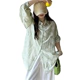 [Boretipseo] カーディガン レディース トップス 長袖 夏UVカット 花柄 刺繍 日焼け止め服 透け 羽織 透かし シャツ 涼しい 薄手 ボタン付け アウター 紫外線対策 体型カバー おしゃれ オフィス 普段着 無地 通勤 春 夏 秋