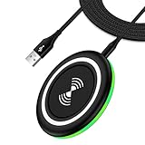 15W Samsung Wireless Charger Fast Charging Pad for Samsung Galaxy S25 Edge S24 Ultra S23 S22 S21 S20 Z Flip 7 FE 6 5 4 3 Z Fold 7 6 5, Wireless Charging Station Charger Mat for iPhone 16 15 Pro Max