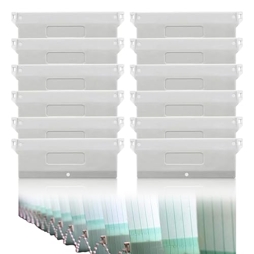 YSOOUA 12 PCS Store Californien Plaque de Lestage Poids pour Stores verticaux 127mm Poids de Store Vertical Lattes Store Vertical en Poids Plaque de Lestage...