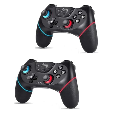 Lyyes Switch Controller, Wireless Pro Controller Joystick Compatible with Switch, 2 Pack Cover