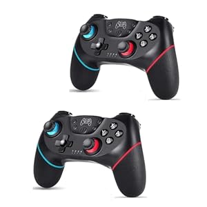 Lyyes Switch Controller, Wireless Pro Controller Joystick Compatible with Switch/Lite/Switch 2, 2 Pack