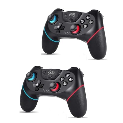 Lyyes Switch Controller, Wireless Pro Controller Joystick Compatible with Switch/Lite/Switch 2, 2 Pack