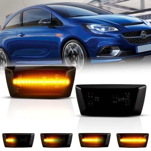 Intermitentes dinámicos LED para viajes nocturnos seguros en Astra H y Corsa D
