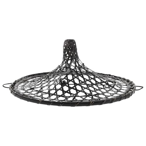 Chapeau de samouraï noir casquette chevalier ajourée accessoire fête