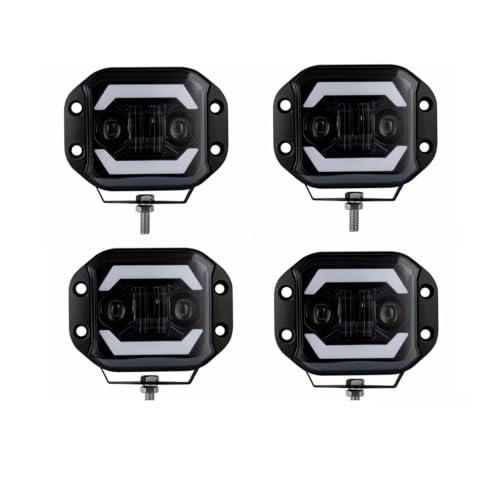 Luz antiniebla barras lámparas trabajo bombilla para coche LED todoterreno 4x4 camión