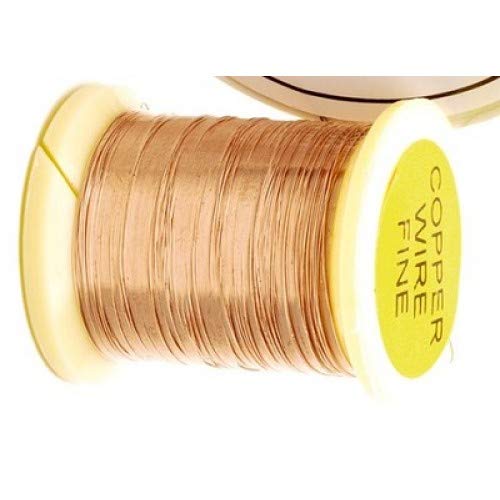 Fly Tying Copper Wire 2 spools, 1 Fine & 1 Heavy good for Nymph and Bug flies