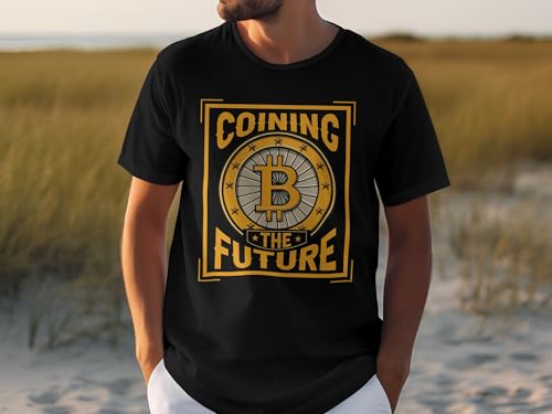 Bitcoin T-Shirt, Cryptocurrency Unisex Apparel, 'Coining The Future' Graphic Tee, Crypto Miner Gift, Finance Geek Fashion, Trendy BTC Shirt - Image 7