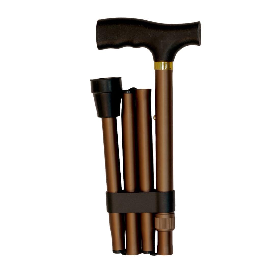 Muletilla Plegable de Aluminio marrón Chocolate | R. 904