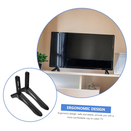 Support TV pied de table stable pour écran LCD LED et base de piédestal de télévision