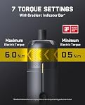 Fanttik S2 Pro Electric Screwdriver, Cordless Screwdriver Set, 7 Torque Settings, 0.5 to 6N.m, 20 Magnetic Bits, 1/4''Hex Shank, with 90° Angle Adapter, for Furniture, Household Repairs (Deep Grey)